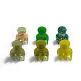 Mini Acetic Acid Claw Clips for Women Girls Hairpins Crab Barrettes