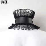 Punk Rivet Tassels Leather Collar Choker Necklace