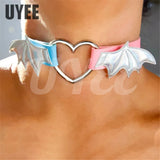 Spikes Bat Wings Gothic Chokers Necklace for Women