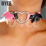 Spikes Bat Wings Gothic Chokers Necklace for Women