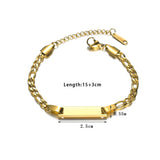 UZone Child Bracelet Stainless Steel NK Chain Birthday