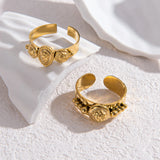 UZone Stainless Steel Rings for Men Women Wedding Engagement Jewelry