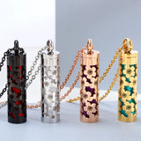 Ubelieve Aroma Necklace Stainless Steel Essential Oil Diffuser Pendant