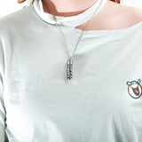 Ubelieve Aroma Necklace Stainless Steel Essential Oil Diffuser Pendant
