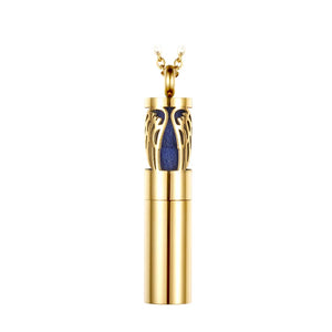 Vintage Angle Wings Necklace Aroma Diffuser Perfume Locket Pendant