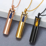 Vintage Angle Wings Necklace Aroma Diffuser Perfume Locket Pendant