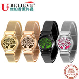 Colorful Stainless Steel Mesh Watch Bracelets For Women Men