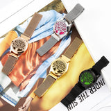 Colorful Stainless Steel Mesh Watch Bracelets For Women Men