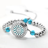 Ubelieve Essential Oil Diffuser Bangles Charm Bracelet Stainless Steel