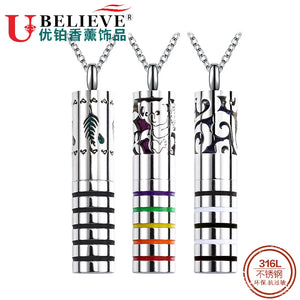 Ubelieve Essential Oil Necklace Diffuser Aromatherapy Pendant