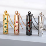Ubelieve Stainless Steel Aromatherapy Pendant Necklace