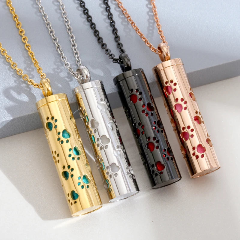 Ubelieve Stainless Steel Aromatherapy Pendant Necklace