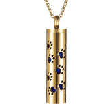 Ubelieve Stainless Steel Aromatherapy Pendant Necklace