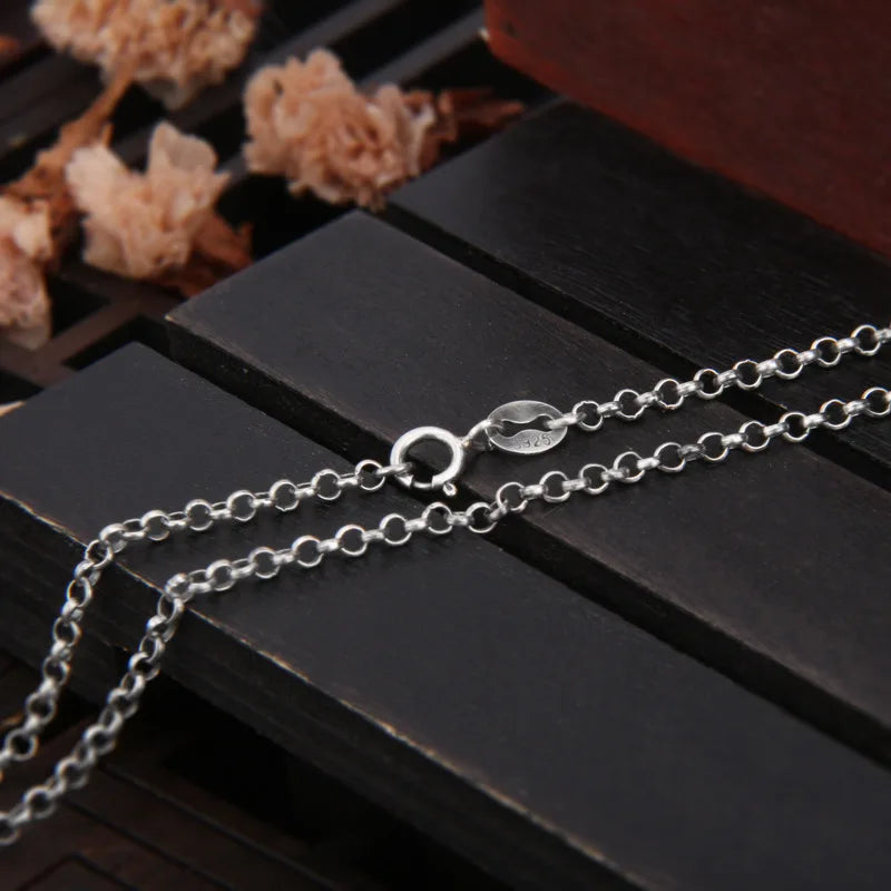 925 Sterling Silver Thin Chains Necklace for Women