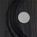 925 Silver Buckle Necklaces Unisex Leather Rope Chains 5 Sizes