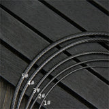925 Silver Buckle Necklaces Unisex Leather Rope Chains 5 Sizes