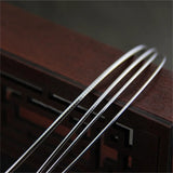 925 Sterling Silver Women Torques Statement Necklaces Jewelry Accessories