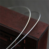 925 Sterling Silver Women Torques Statement Necklaces Jewelry Accessories