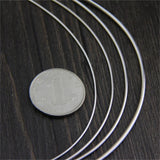 925 Sterling Silver Women Torques Statement Necklaces Jewelry Accessories