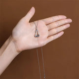 Buddha Hollow Pendants 925 Silver Necklaces