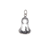 Buddha Hollow Pendants 925 Silver Necklaces