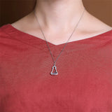 Buddha Hollow Pendants 925 Silver Necklaces