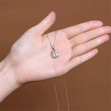 Ethnic Double XI Pendant Necklace 925 Silver