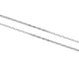 925 Silver Box Chain Necklace 1 MM Adjustable Choker