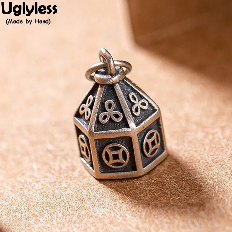 Thai Silver MINI Pendant for Women Retro Dress Jewelry