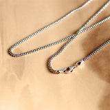 Creative Popcorn Silver Chain Necklace Unisex 925 Silver Accessory Thai Jewelry