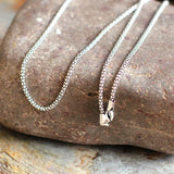 Creative Popcorn Silver Chain Necklace Unisex 925 Silver Accessory Thai Jewelry