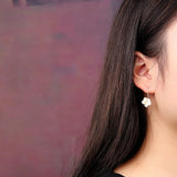 Personalized Little Flowers Earrings 925 Silver Brincos