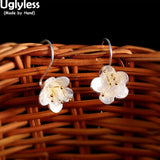 Personalized Little Flowers Earrings 925 Silver Brincos