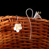 Personalized Little Flowers Earrings 925 Silver Brincos