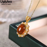 Natural Pearls Pendant Necklace 925 Silver