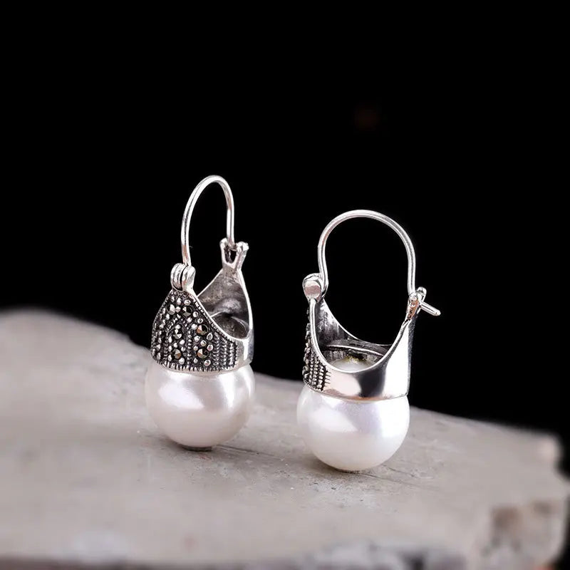 Candy Colors Chalcedony Dangle Earrings Thai Silver 925 Brincos Jewelry