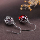Multi-Color Chalcedony Thai Silver Earrings