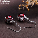 Multi-Color Chalcedony Thai Silver Earrings