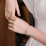 Infinity Lucky Red Rope Silver Bangles 925 Silver Jewelry