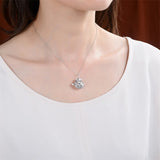 Thai Silver Money Bag Necklace 925 Silver Tassel Pendant