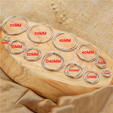 925 Silver Thin Hoop Earrings for Women - Minimalism Glossy Brincos