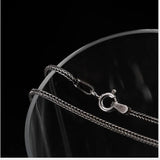 925 Sterling Silver Snake Chain Necklace 1.2mm Unisex Fine Jewelry