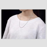 925 Sterling Silver Snake Chain Necklace 1.2mm Unisex Fine Jewelry
