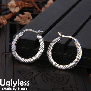 925 Silver Small Hoop Earrings Women Girls