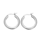 925 Silver Small Hoop Earrings Women Girls