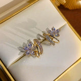 Binyca CZ Stud Earrings Women's Jewelry Gift