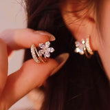Binyca CZ Stud Earrings Women's Jewelry Gift