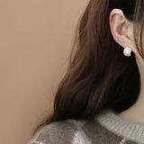 Crystal Small Hoop Earrings Micro Pave Zircon Ear Rings for Women
