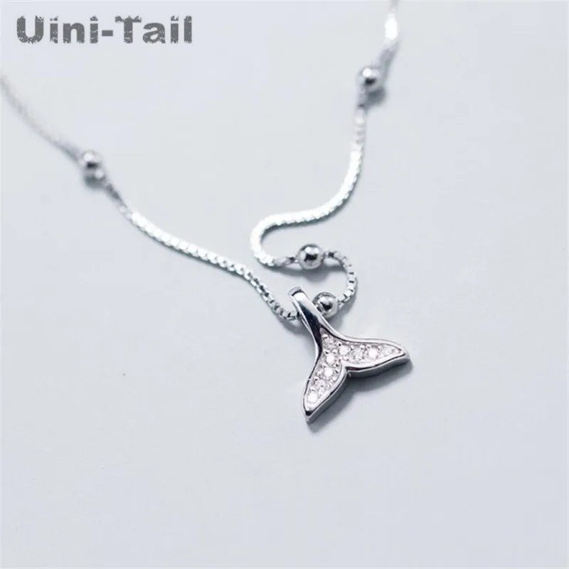 Mermaid Tail Pendant Necklace Romantic Jewelry GN822