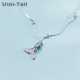 Mermaid Tail Pendant Necklace Romantic Jewelry GN822